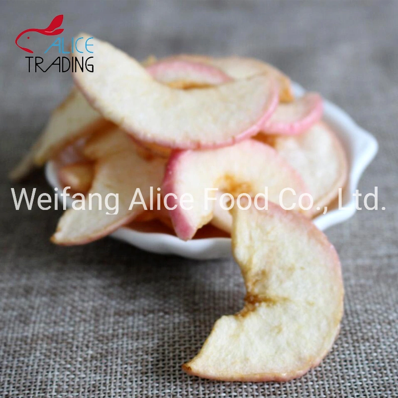 Healthy Snack Fruits Supplier China Made Fried Apple Slice Crispy VF Apple Fruits