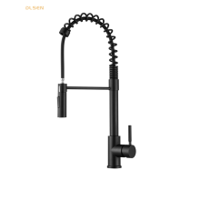 Multipurpose black pull out faucet