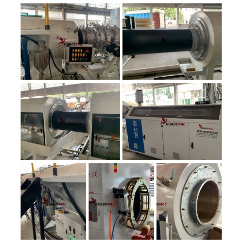 Máquina para fabricar tuberías de alcantarillado de HDPE