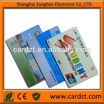 silk printing pantone color pvc card