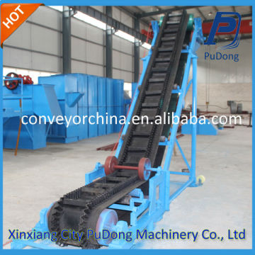 Large capacity corrugated belt conveyor used in mining