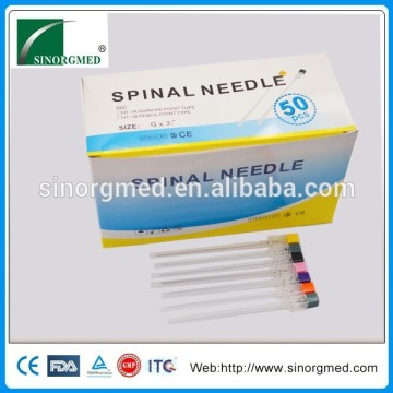 Disposable Quincke Bevel Spinal Needle