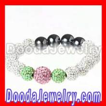 Aka Bracelets With Pink &amp; Green Crystal Wholesale?