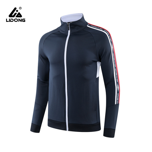 Polyester Track Jacket Women's Long-Sleeve Full Zip Polyester Athletic Running Track Jacket Manufactory