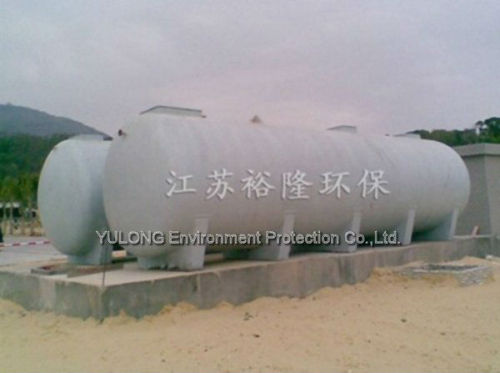 Integrated plant for sewage treatment