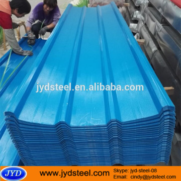 620mm width of color coating embossed roof sheet / PPGI embossed sheet