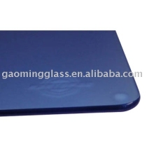 blue float  glass