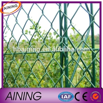 Cattle chain link fence/garden fences pvc coated chain link fence/indoor chain link fence