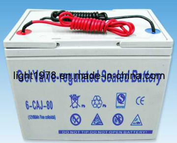 80ah 12V Gelled Battery for Solar