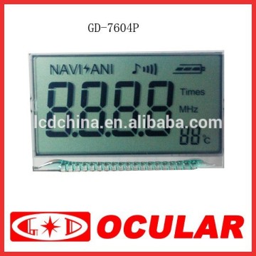 Segment Grey Bottom Color 19pins LCD Display