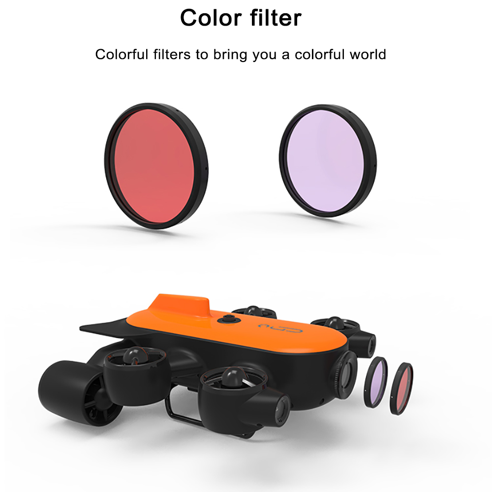 Geneinno Titan Underwater Inteligence Drone Robot Undersea Detection Wide-angle FOV 360 Rescue 160 Movement 4K Camera T1 RC