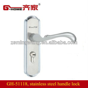 lock door handle 185mm stainless steel handle locks