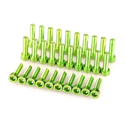 Colored M3 Aluminum Socket Cap Head Screws