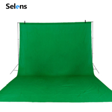 3x3m Chromakey Cotton Muslin Backdrop Cloth for Photography Studio