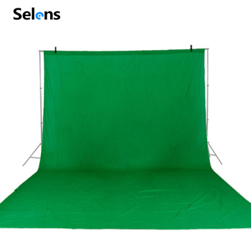 3x3m Chromakey Cotton Muslin Backdrop Cloth for Photography Studio