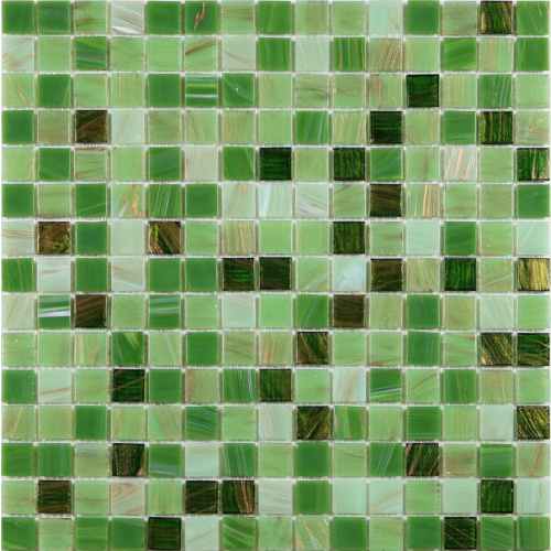 Mosaic Backsplash Gold Lines Glass Tile Mosaico