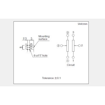 RK097 Series Rotating potentiometer