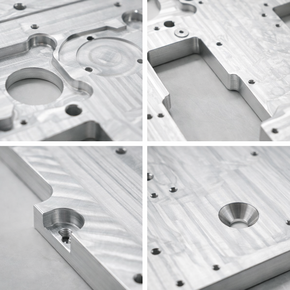 Фрезерованная пластина с ЧПУ CNC milled plate