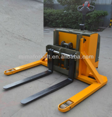 straddle electric stacker