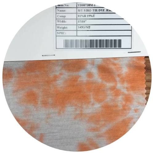 Текстиль Siro Jersey Terylene Tie Dye Rayon Ткань