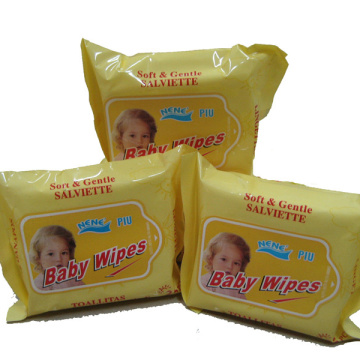 Lingettes humides en tissu biologique pour bébé