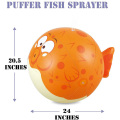 Puffer Fish Sprinkler Toy Inflatable Party Sprinkler