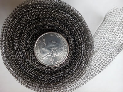 stainless steel knitted wire mesh foam netting demister oil-gas separator