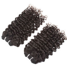 1B# 16 inches curly texture machine-made wefts