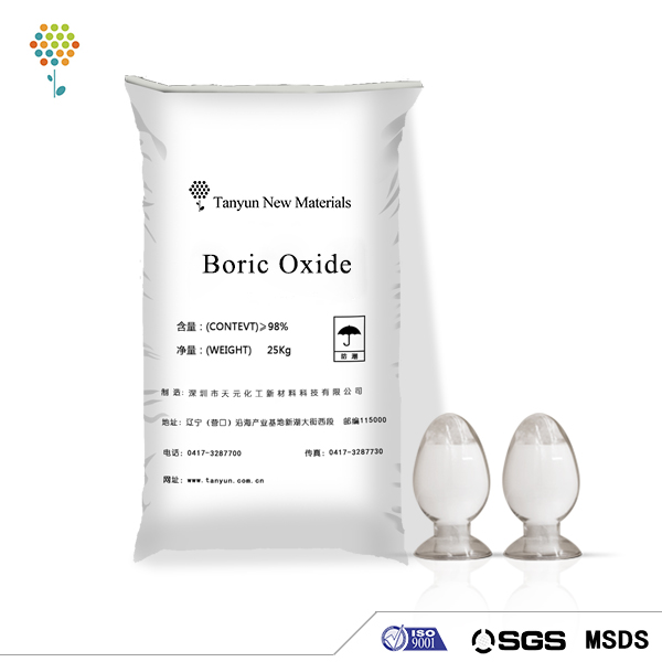 1/6 Boron Oxide (B2O3) for Glass Frit or Ceramic Glaze Sodium Borate Pentahydrate B2O3 1303-86-2