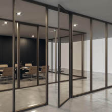 aluminium glass partition wall systems