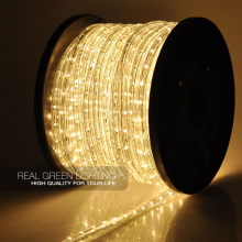 Popular LED Christmas Decoration Warm White Rope Light for Indoor Use