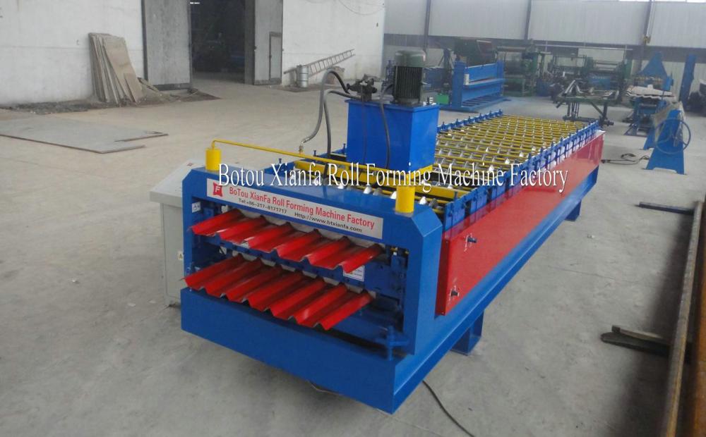 Double Layer IBR Roofing Making Machine