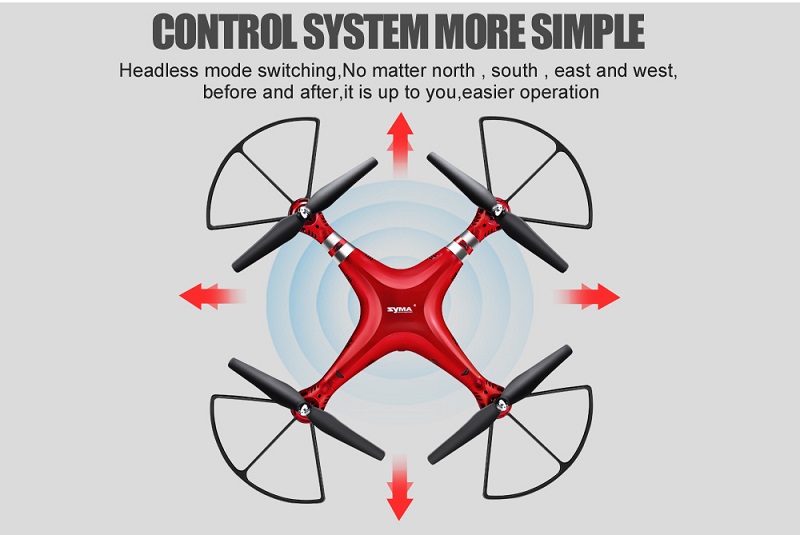SYMA Professional Drone X8HG X8HW X8HC 2.4G 4CH RC Helicopter Drones 1080P 8MP HD Camera Quadcopter (SYMA X8C/X8W/ X8G Upgrade)