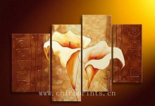 Modern Art Flower Oil Paintings