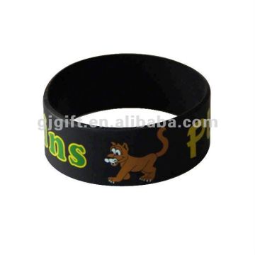 2014 promotional gift animal print silicone wristbands