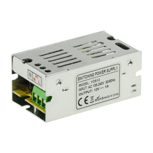 12V 1A 12W Metal Kasa Güç Kaynağı