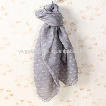 2014 deer printing volie scarf