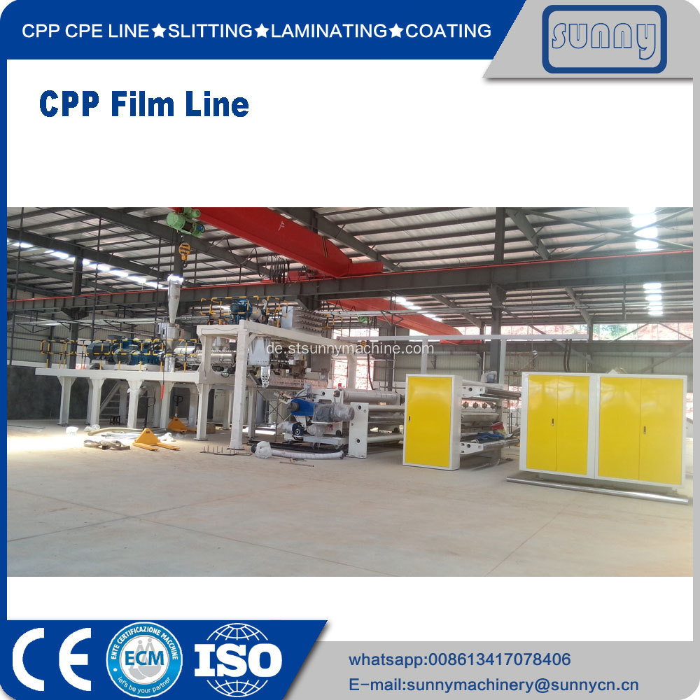 CPE landwirtschaftliche Film Casting Film Maschine