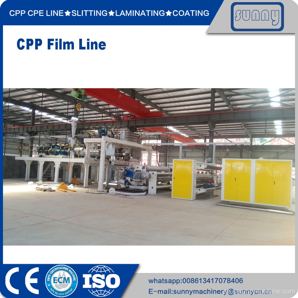 SOLIGA maskiner CPP Film linje