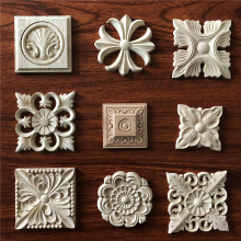 Carved Wood Rosettes for Decorative Arts
