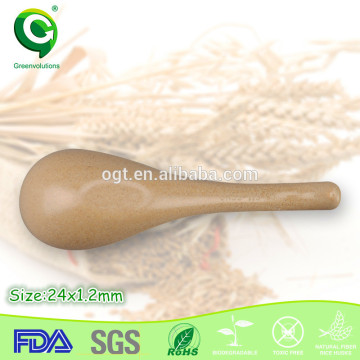 Organic rice husk wooden spoon,wooden spoon and fork