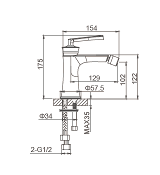 bidet mixer