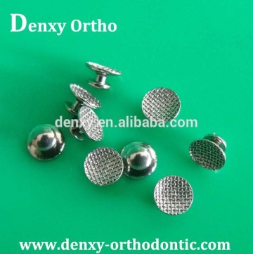 Orthodontic weld lingual button MIM lingual buttons