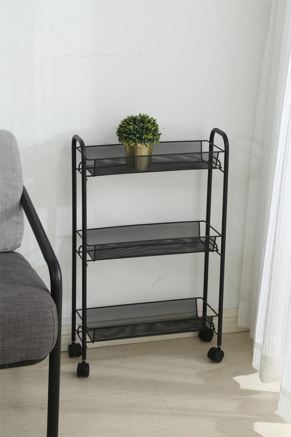 Steel Trolley Black