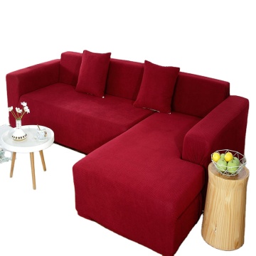 High Stretchable L Shape European Style Sectional Sofa Covers