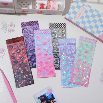 Korean Cartoon Love Bubble Stickers for Instagram and Student Accounts