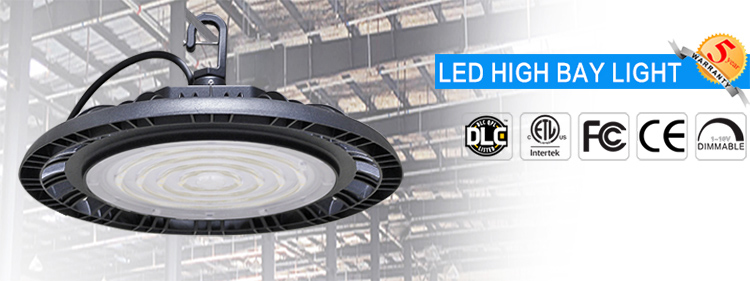 Warehouse Led Garage Light, DLC ETL Industrial Led Highbay Lights High Efficiency 160lm/w 200W Black IP65 ETL,DLC ETL CE ROHS 70