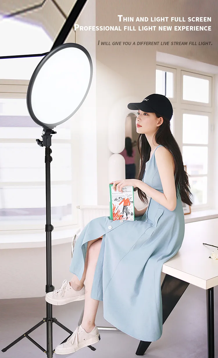 14-Inch LED Panel Light for Professional Live Streaming