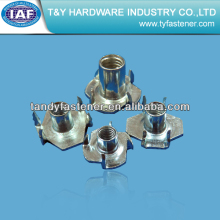 T nuts with 3 prongs or 4 prongs