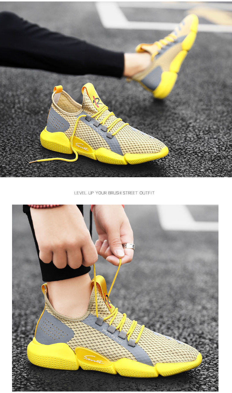 New style men's shoes spring and autumn fashion light men's casual shoes sports shoes men's footware  F100